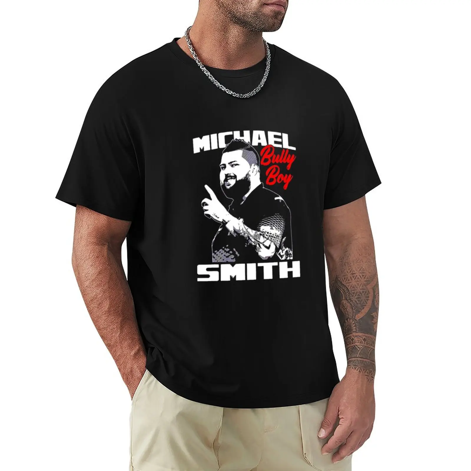 Michael Smith Darts Player T-Shirt Oversize Anime Mens Workout Shirts