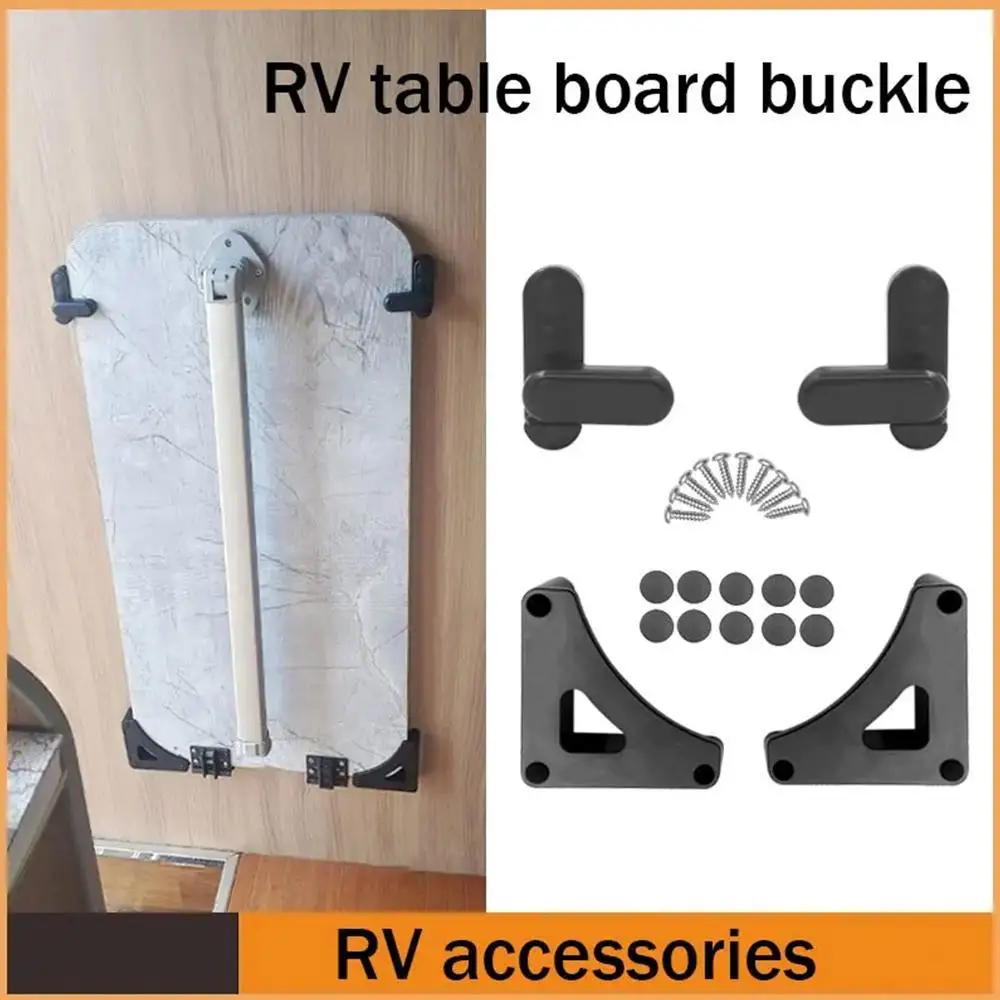 1Setv Completo Tavolo Tavolo Fibbia Rimorchio Pieghevole Tavolo Esterno Armadio Bordo Serratura Rotante Forniture Camper Accessori Camper