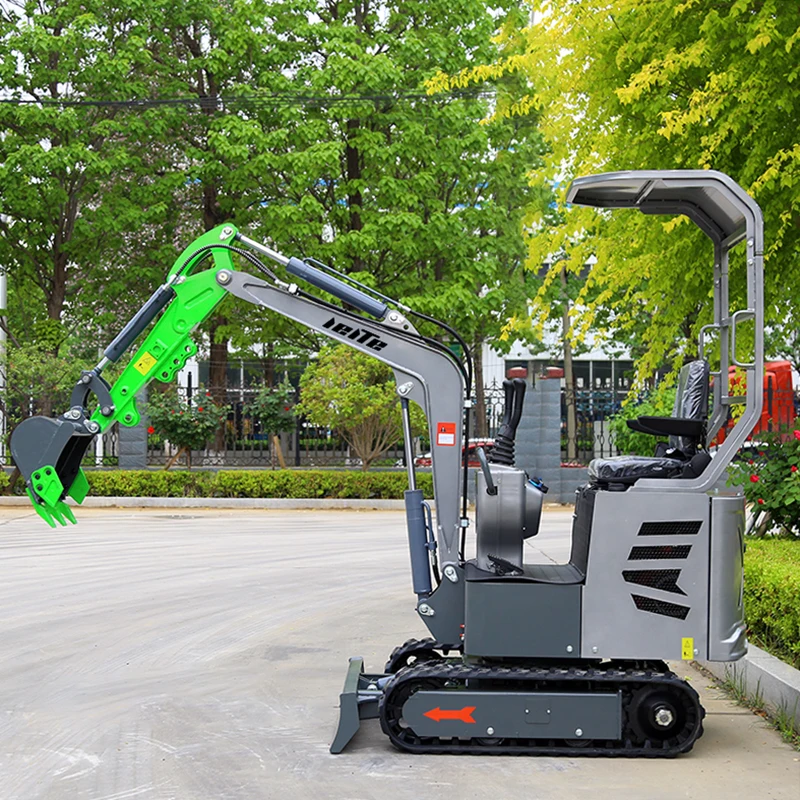 Lt1010 Mini Escavatore 1 Ton 1.8Ton Swing Boom Mini Excavadora 2 Ton Macchina Vendita Calda Mini Pelle Attacco Con Cabina Escabadora