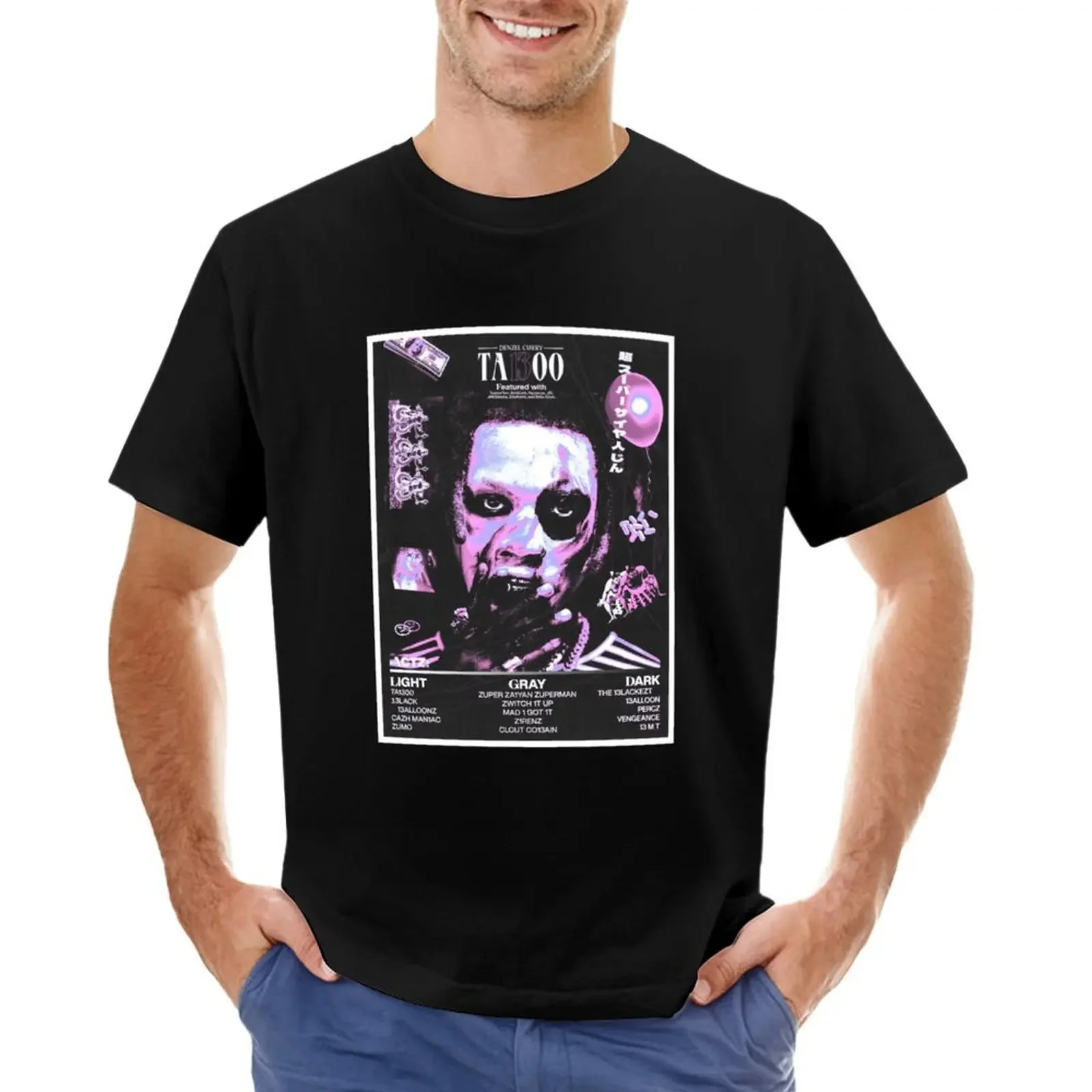 Denzel Curry Ta1300 Album - Denzel Curry Melt My Eyez See Your Future T-Shirt Sweat Kawaii Clothes Customs T Shirt For Men Pack