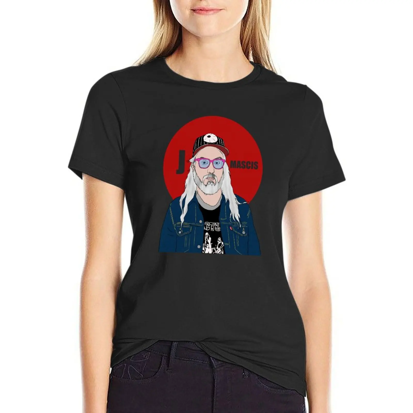 J Maschis (Band Art) T-Shirt Top Abbigliamento Vintage Lady Clothes Ariat Shirts For Women