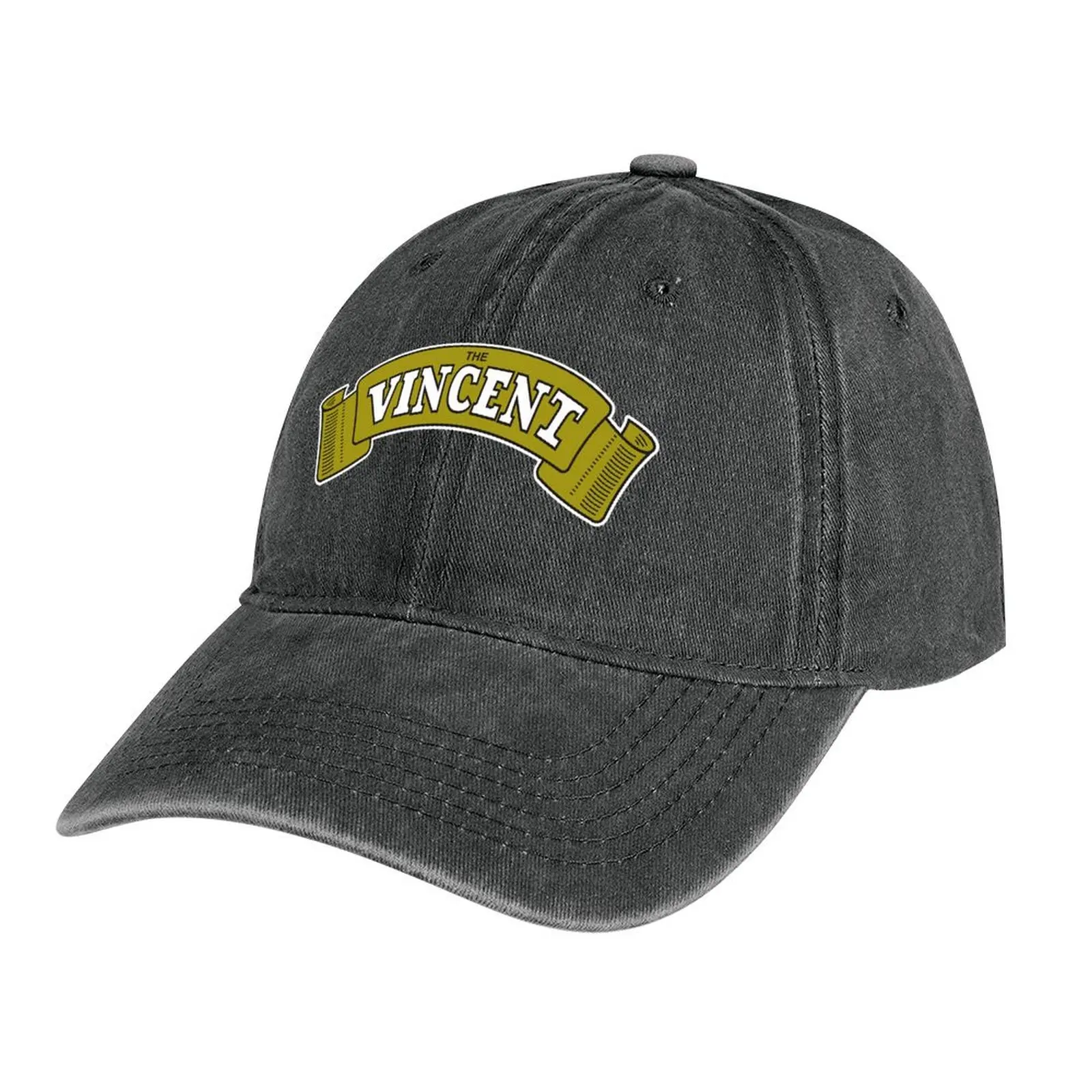 Vincent Bikes Vintage Sign Cappello Da Cowboy Elmetto Icona Alla Moda Berretto Militare Uomo Donna Uomo