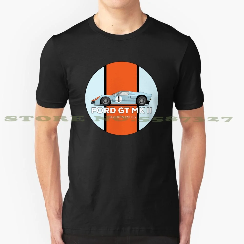 Gt40 1966 Ken Miles Fashion Vintage Tshirt Magliette Gt Gt40 1966 Le Mans Ken Miles V Vs Racing Motorsport 60S 70S Lemans