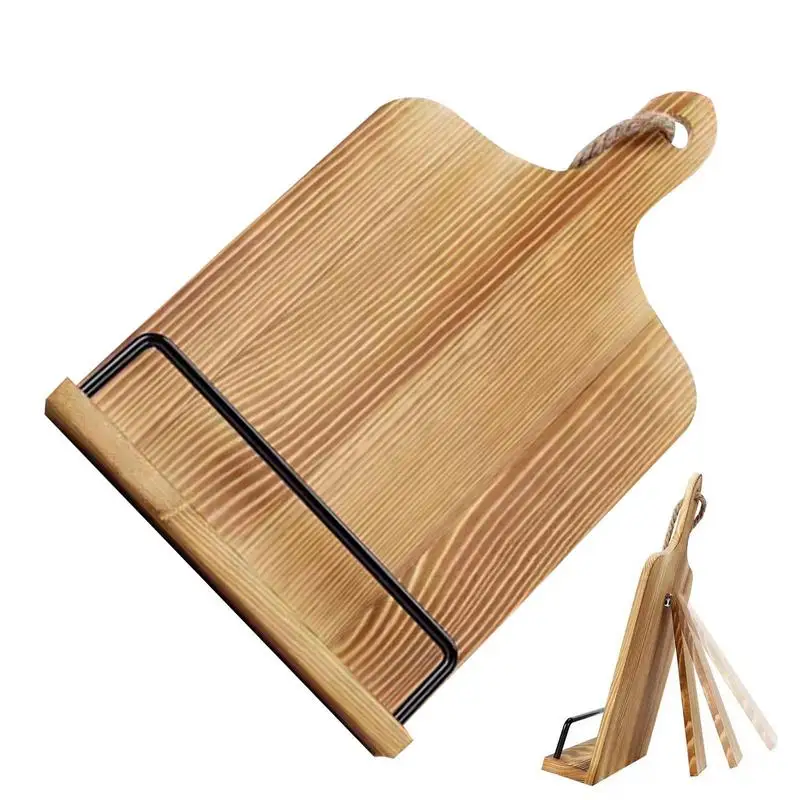 Bancone Porta Libri Per Ricette Da Cucina In Legno Scaffale Multifunzionale Per Libri Di Cucina E Supporto Libro Di Cucina Durevole Per Organizer Per 