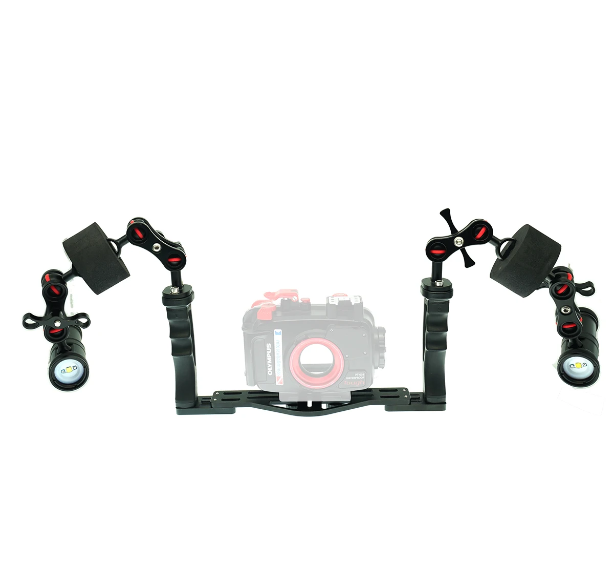 Nitescuba Diving Handle Tray Con S18/V20 Diving Video Light Galleggiabilità Block Combo Kit Per Olympus Tg6 Tg5 Gopro Camera Housing