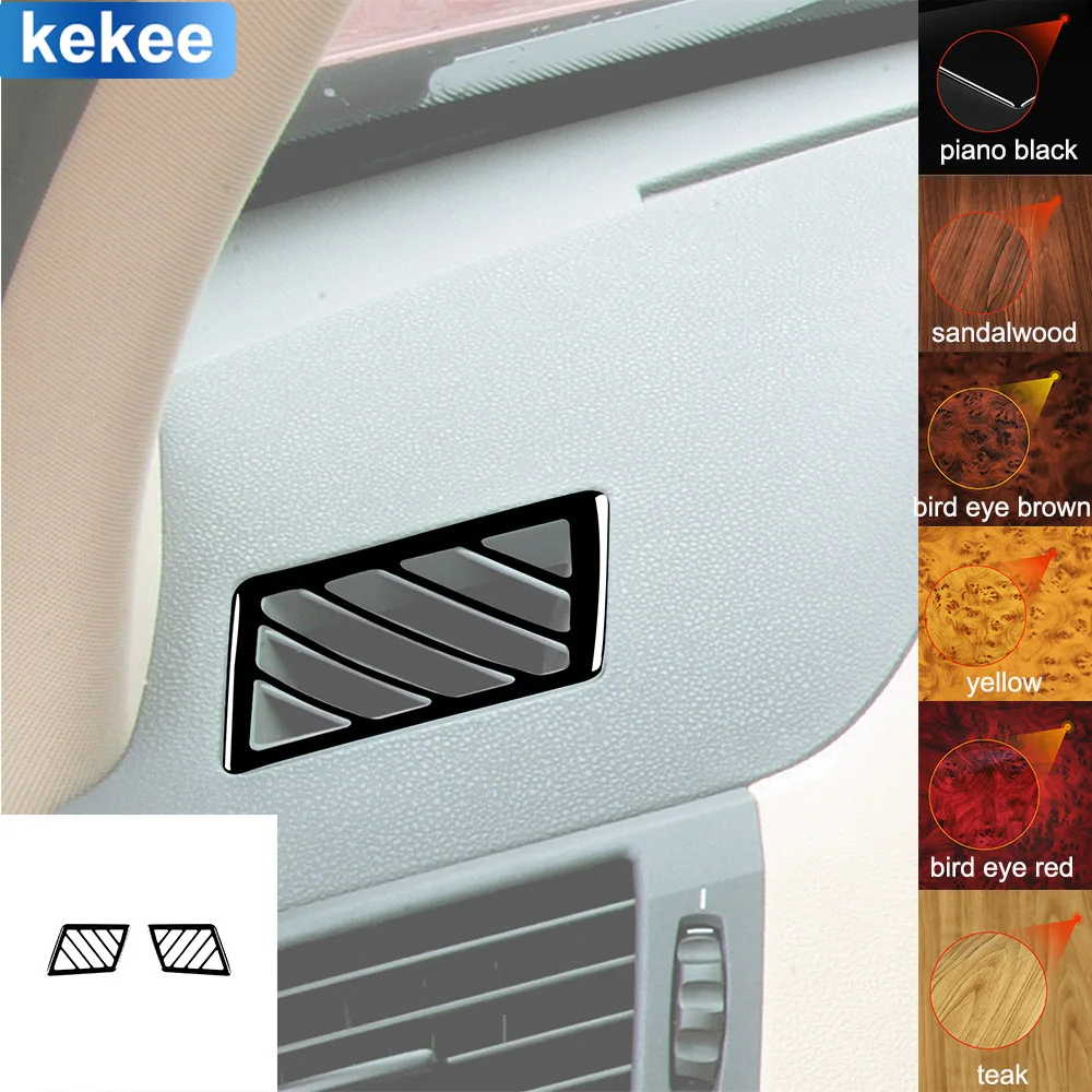 Per Bmw E83 X3 2004-2010 Cruscotto Demisting Presa D'Aria Tuning Cover Parts Soft Piano Black Sticker Accessori Interni Auto