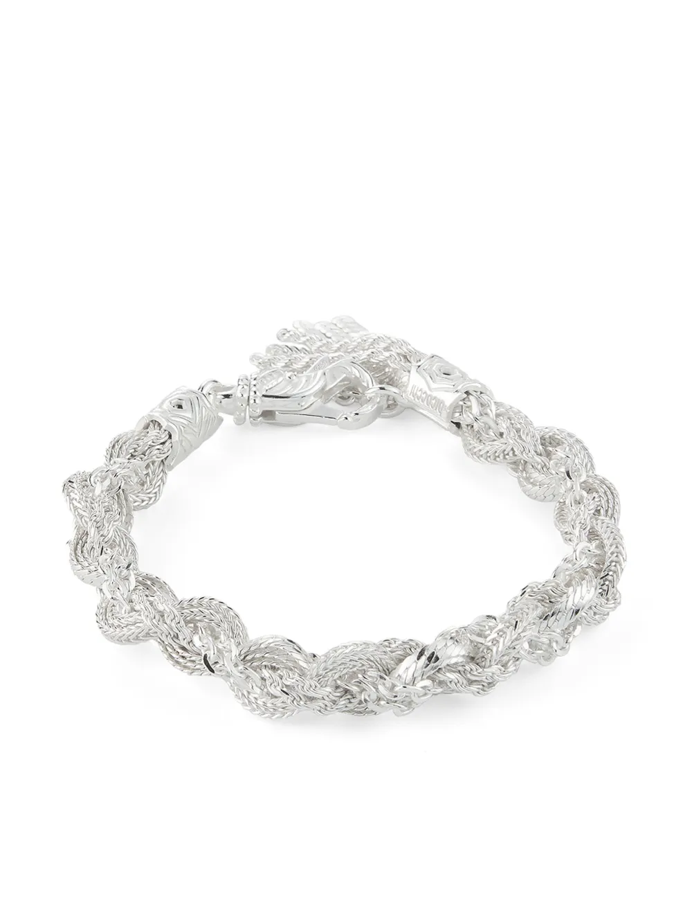 Emanuele Bicocchi medium braided bracelet - Argento
