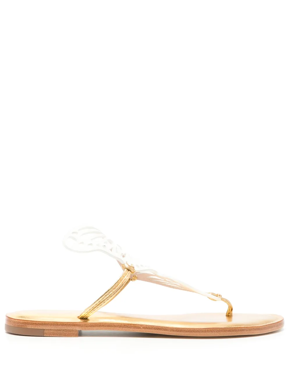 Sophia Webster Talulah butterfly slides - Oro