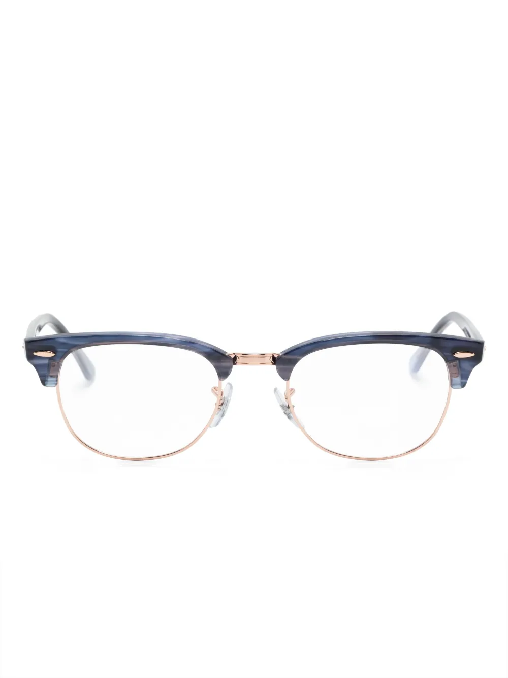 Ray-Ban Clubmaster square-frame glasses - Blu