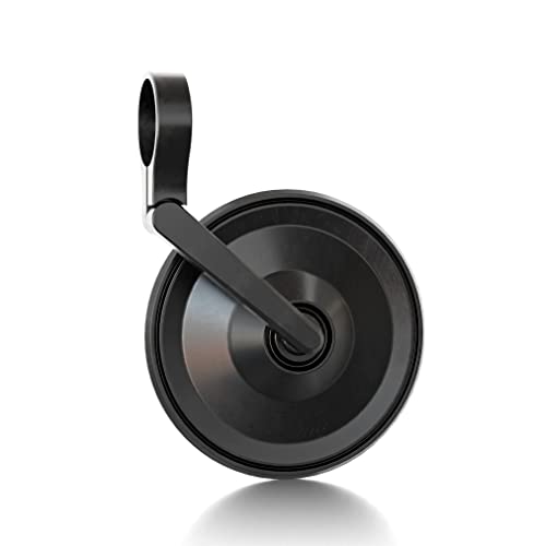 Shin Yo Circula-S Specchietto Terminale Manubrio, Corto (Black)