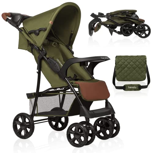 Lionelo Emma Plus Passeggino Leggero Pieghevole Da 6 Mesi Fino 15 Kg Con Posizione Sdraiata Cinture A 5 Punti Ammortizzatori Con Vassoio Portabibite B