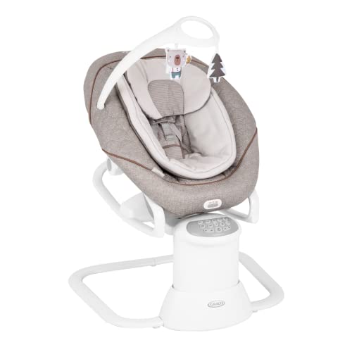 Graco All Ways - Ciuccio 2 In 1, Altalena E Dondolo Portatile (Dalla Nascita A 9 Mesi Circa, 0-9 Kg), Con Vibrazione E Velocità Di Oscillazione Regola