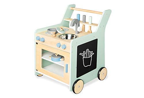 Pinolino 229462 Cucina Per Bambini 'Kalle', Verde Pastello, Turchese, 6 Kg