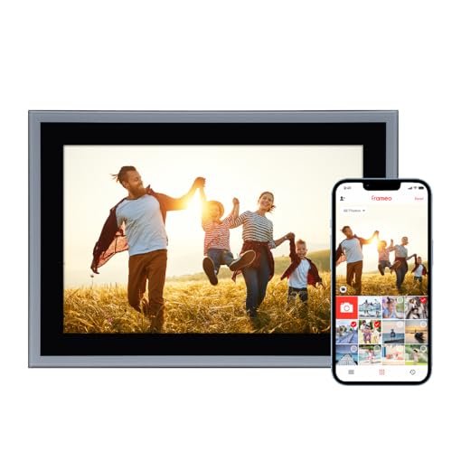 Rollei Smart Frame Wifi 102 Silver - 10.1 Pollici Touch - Wifi - Cornice Portafoto Con App Frameo Per Condividere Foto O Video In Modo Rapido E Sempli