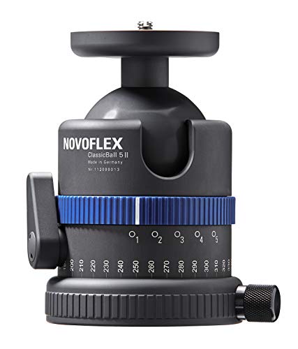 Novoflex Cb5 Ii Universal" Palla Nero, Blu Testa Per Treppiede