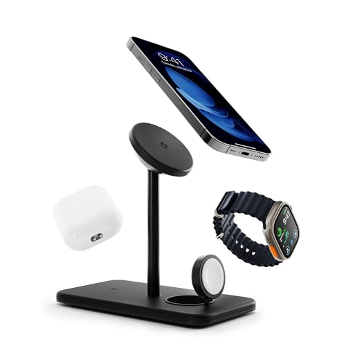 Twelve South Hirise 3 Deluxe Induktive Caricabatteria Fino A A 3 Geräte Gleichzeitig Laden, Con Schnelll