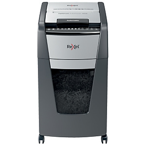 Rexel Destructeur de documents Optimum Auto+ 300X coupe croisée DIN P4 - 300 feuilles - corbeille 60L