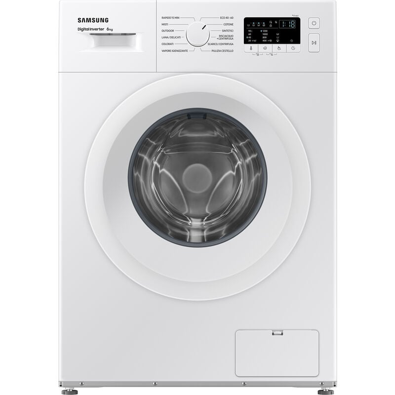 Lavatrice Samsung WW60A3120WE Caricamento Frontale Libera Installazione 6 kg Classe c Bianco