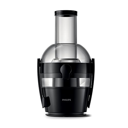 Philips Viva Collection Centrifuga, Estrattore Di Succo Da 800 W, Capacità 2 L, Tecnologia Quickclean, Contenitore Per Succhi Incluso, Plastica, Chiar