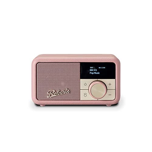 Roberts Radio Revival Petite - Radio Portatile Compatta Con Dab-Fm, Bluetooth, 20 Ore Di Autonomia, Ingresso Ausiliario, Radiatore Passivo, Streaming,