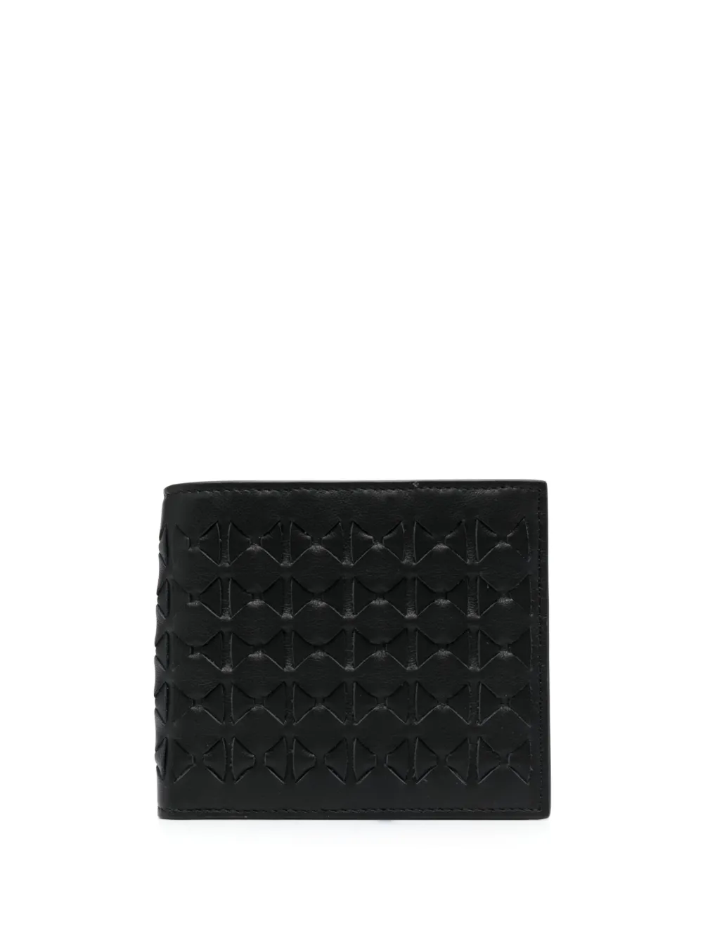 Serapian Portafoglio bi-fold Mosaico - Nero