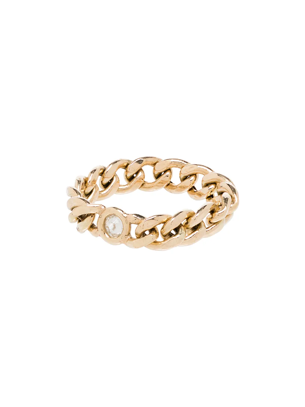 Zoë Chicco Anello a catena - YELLOW GOLD