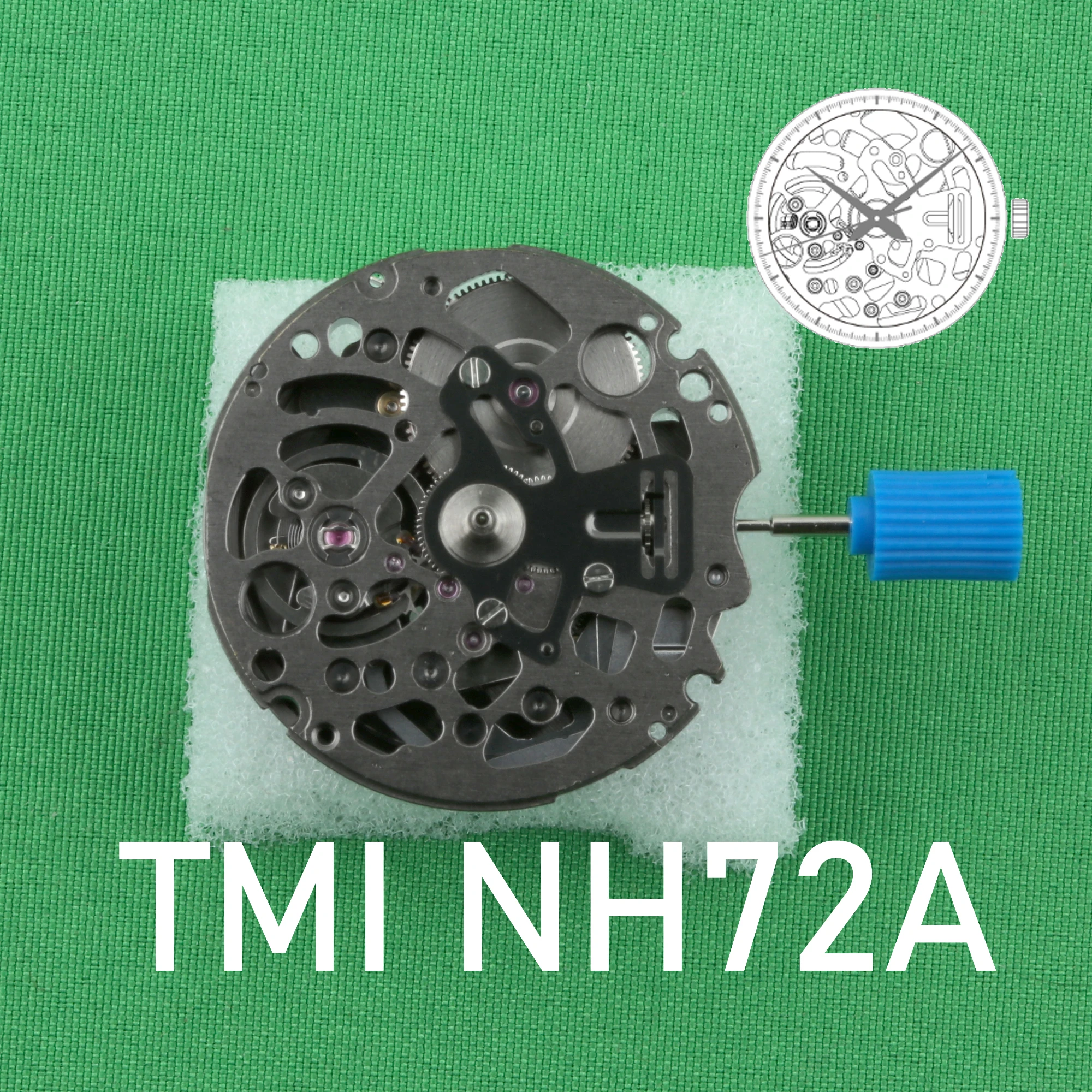 Giappone Genuino Nh72 Movimento Meccanico Automatico Nh72A Movimento Tmi Movimento Seiko Mods Sostituzione Meccanica Automatica Nh72A