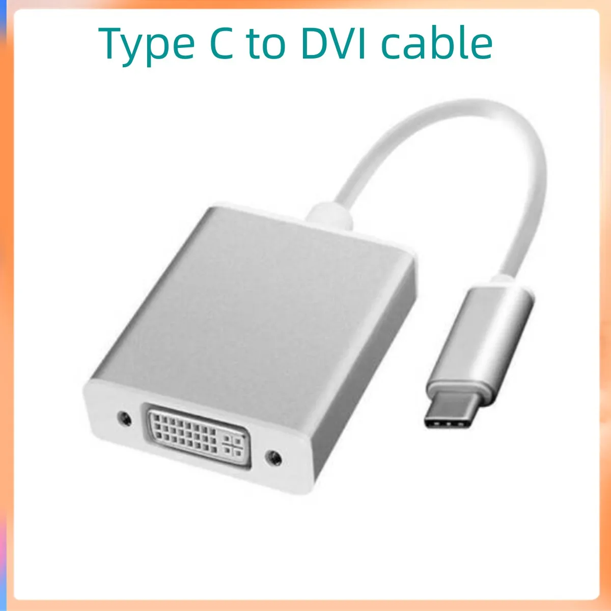 10 Pz/Lotto Adattatore Da Usb C A Dvi Thunderbolt 3 Usb-C Tipo C Adattatore Cavo Da Usb 3.1 A Dvi Per Dell Xps 13 15 Apple Macbook Pro A