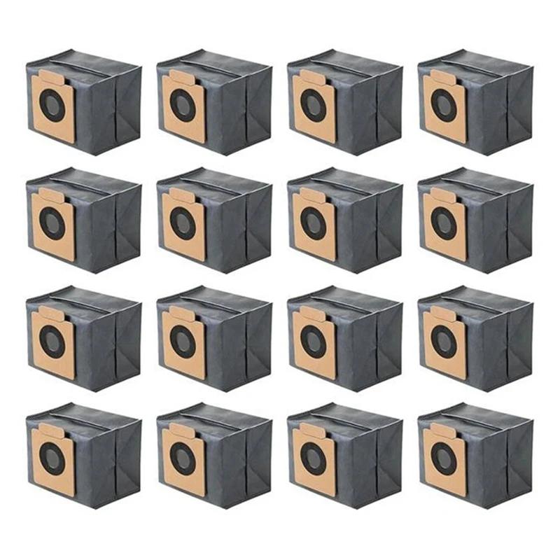 Sacchetti Usa E Getta Di Grande Capacità Per Eufy Clean X8 Pro / X10 Pro Omni Robot Vacuum Self-Empty Station 16 Pack