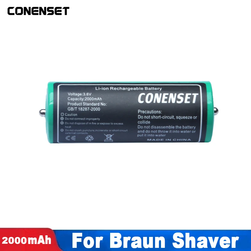 Ur18500L Batteria Di Ricambio Per Braun Series 5 7 8 9 Rasoi Elettrici Rasoio Pulsonic Ur18500Y