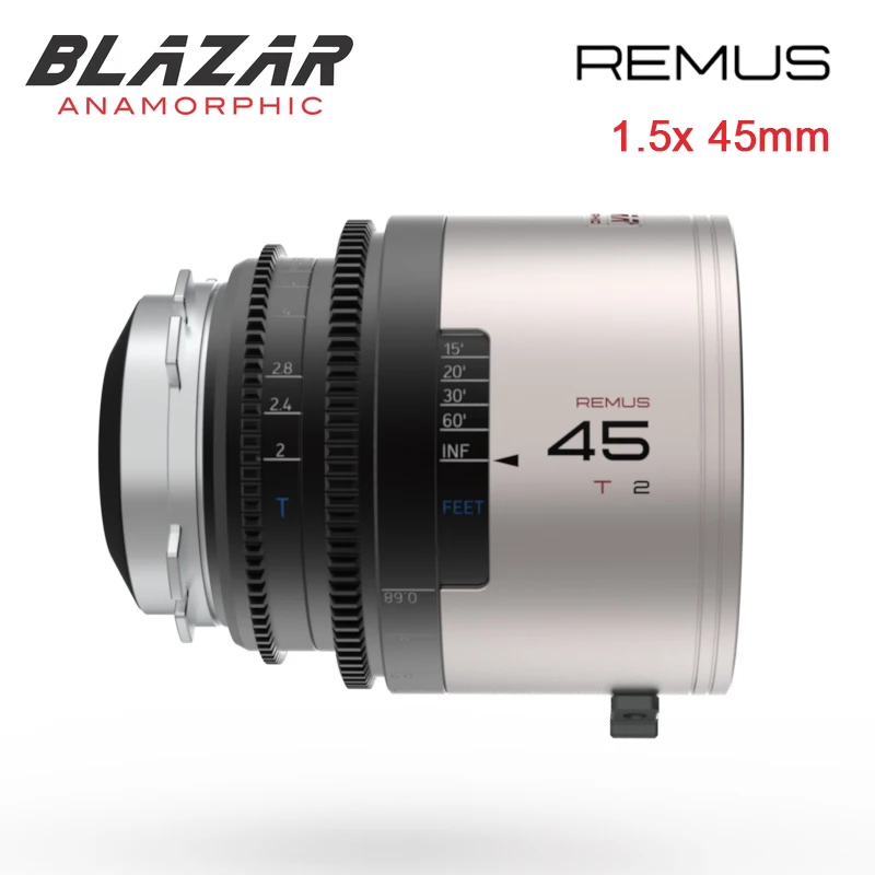 Great Joy Blazar Remus 1.5X45Mm Obiettivo Anamorfico Supporta 3:2 Full Frame Per Pl/Ef Gold Flare/Blue Flare
