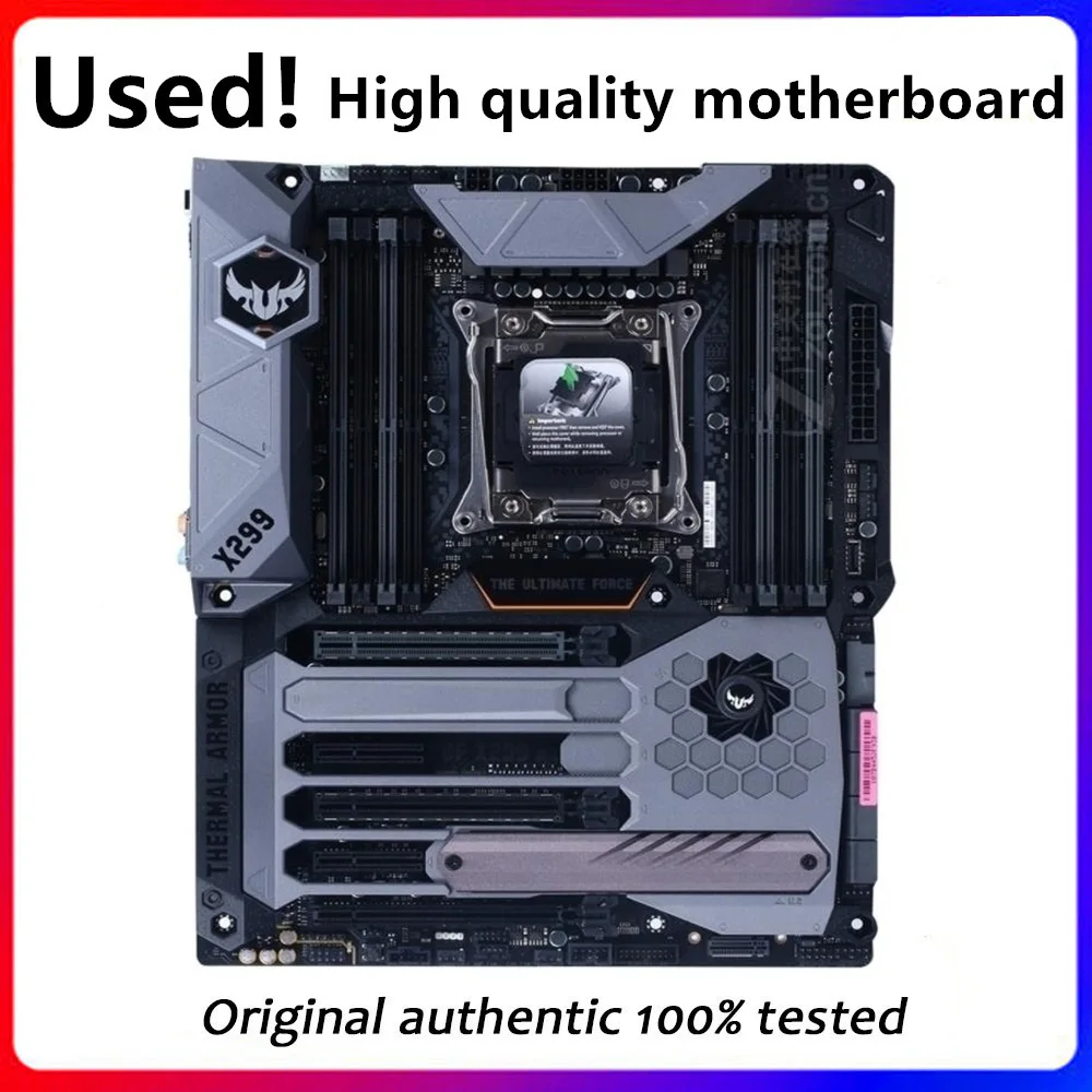 Utilizzato Per Asus Tuf X299 Mark 2 Scheda Madre Desktop Originale Intel X299 Ddr4 Lga Lga 2066 Usb3.0 M.2 Sata3