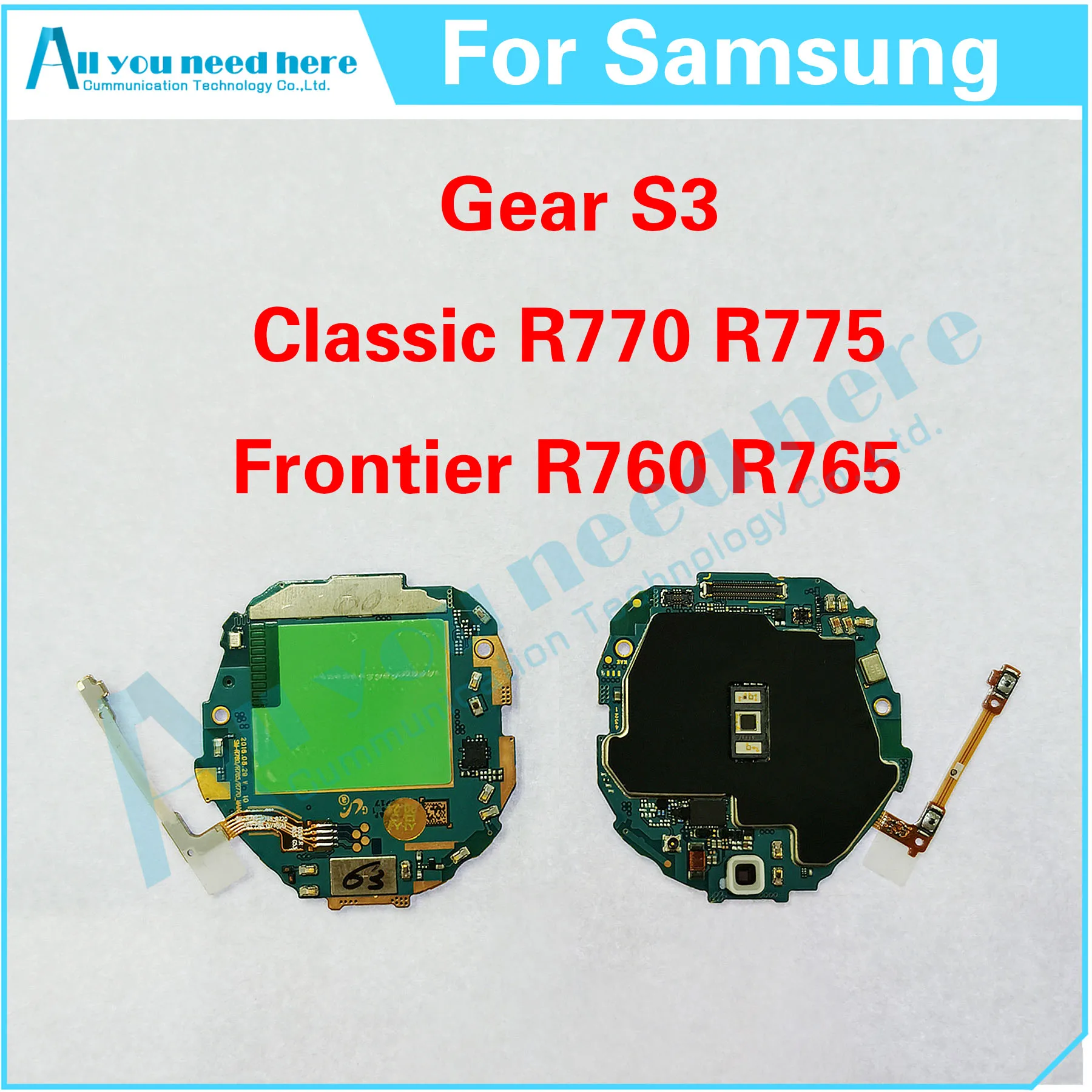 Scheda Madre Per Samsung Gear S3 Classic Sm-R770 Sm-R775 R770 R775 / Frontier Sm-R760 Sm-R765 R760 R765 Scheda Madre Scheda Madre