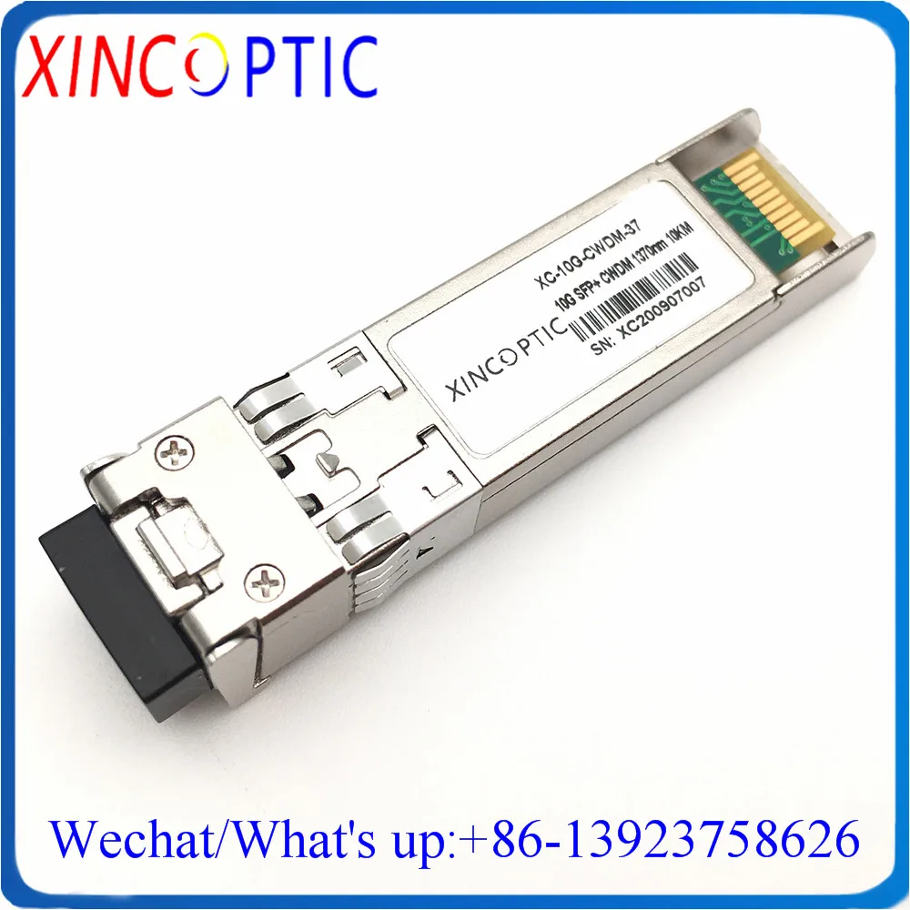 Modulo Ricetrasmettitore Sfp Cwdm 10G 10Km 1370Nm, 10Gbps 10G Cwdm Sfp 10Km (1350 ~ 1450Nm) Dfb Dom Duplex Lc Smf Modulo Fibra