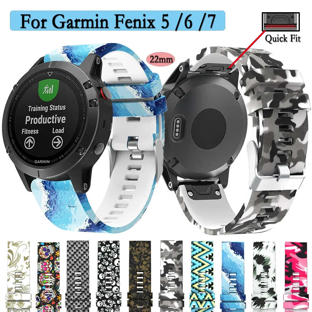 Cinturino Quick Fit Da 22Mm Adatto Per Garmin Fenix 6 Gps/6 Pro Gps/6 Cinturino Gps Zaffiro Per Garmin Descent G1