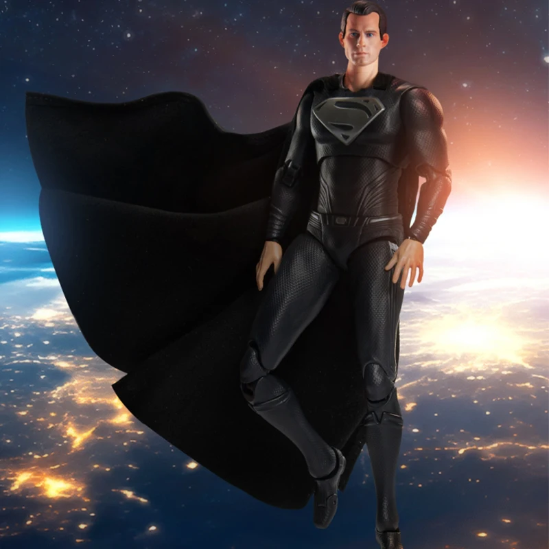 Fondjoy Toys Justice League Movie Zaraguinas Henry Cavill Superman In Black Dc Multiverse Figure Mobili Da 7 Pollici Figura