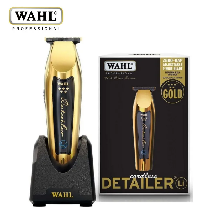 Originale Wahl Cordless Detailer Li Hair Trimmer Gold Genuine Wahl 8171 Gold Per Barbieri E Stilisti Professionali