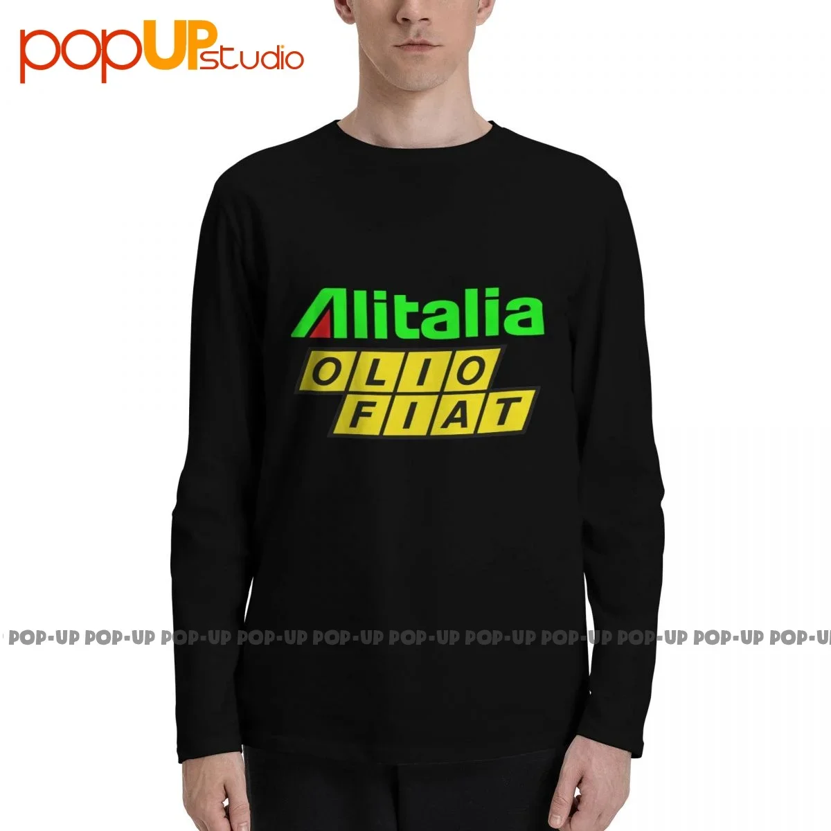Compagnia Olio Fiat Rally Racing 131 Abarth Wrc Ritmo T-Shirt A Maniche Lunghe T-Shirt Tee Nuove Offerte Calde