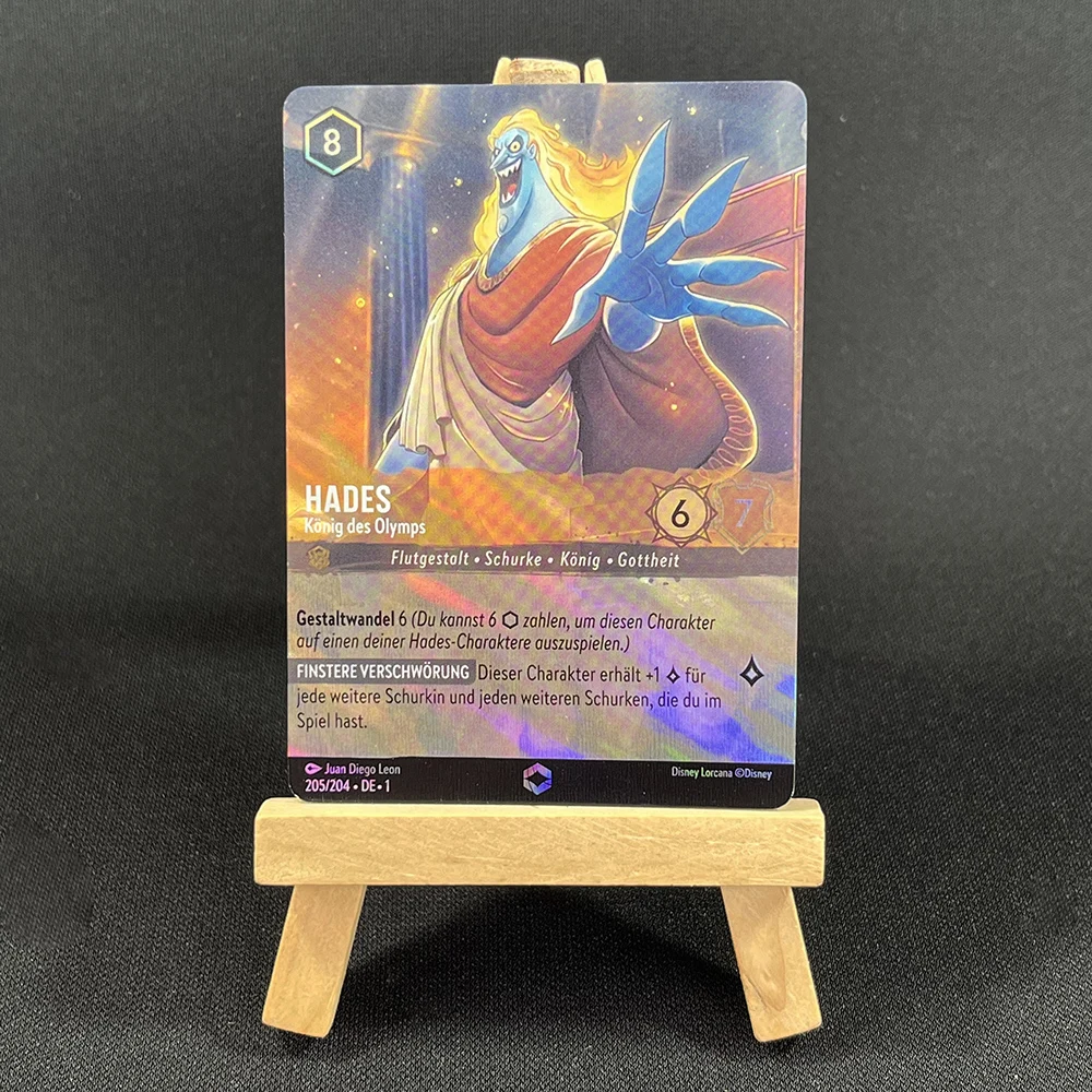 Disney Lorcana Surge Foil Capitolo 1 Rise Of The Floodborn Enchant Proxy Tcg Game Card Inglese Francese Tedesco New Foil Game Cards