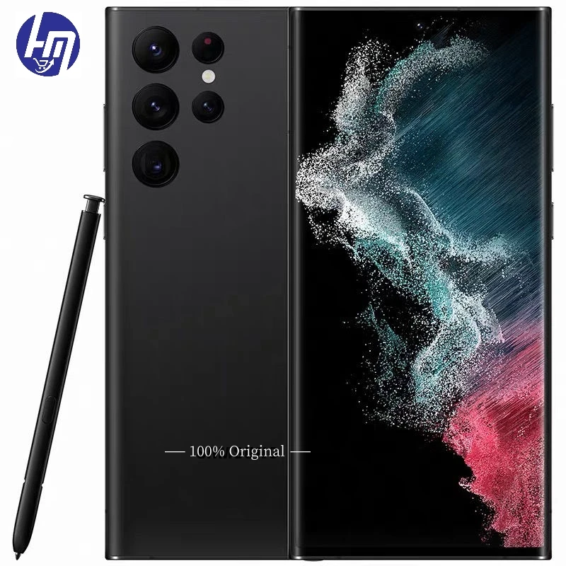 Samsung Galaxy S22 Ultra 6.8 "5G S908U1 108Mp Ram 8Gb Rom 128Gb Amoled Snapdragon 8 Gen1 Nfc Cellulare Sbloccato Originale
