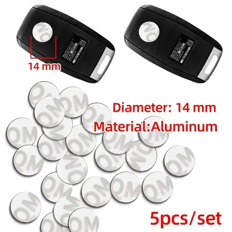 14Mm 10Pcs Car Remote Control Key Car Logo Sticker Per Kia Ceed Sportage Rio K5 Optima Cerato Process Venga Sedona Forte K2