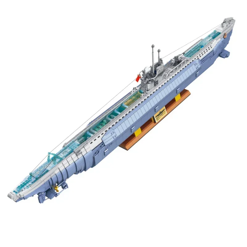 Arma Da Guerra Militare 628011 Moc Viic U-552 Sottomarino 6172 Pezzi Blocchi Di Costruzione Mattoni Regali Giocattoli Ragazzi Bambini Adulti Modello G