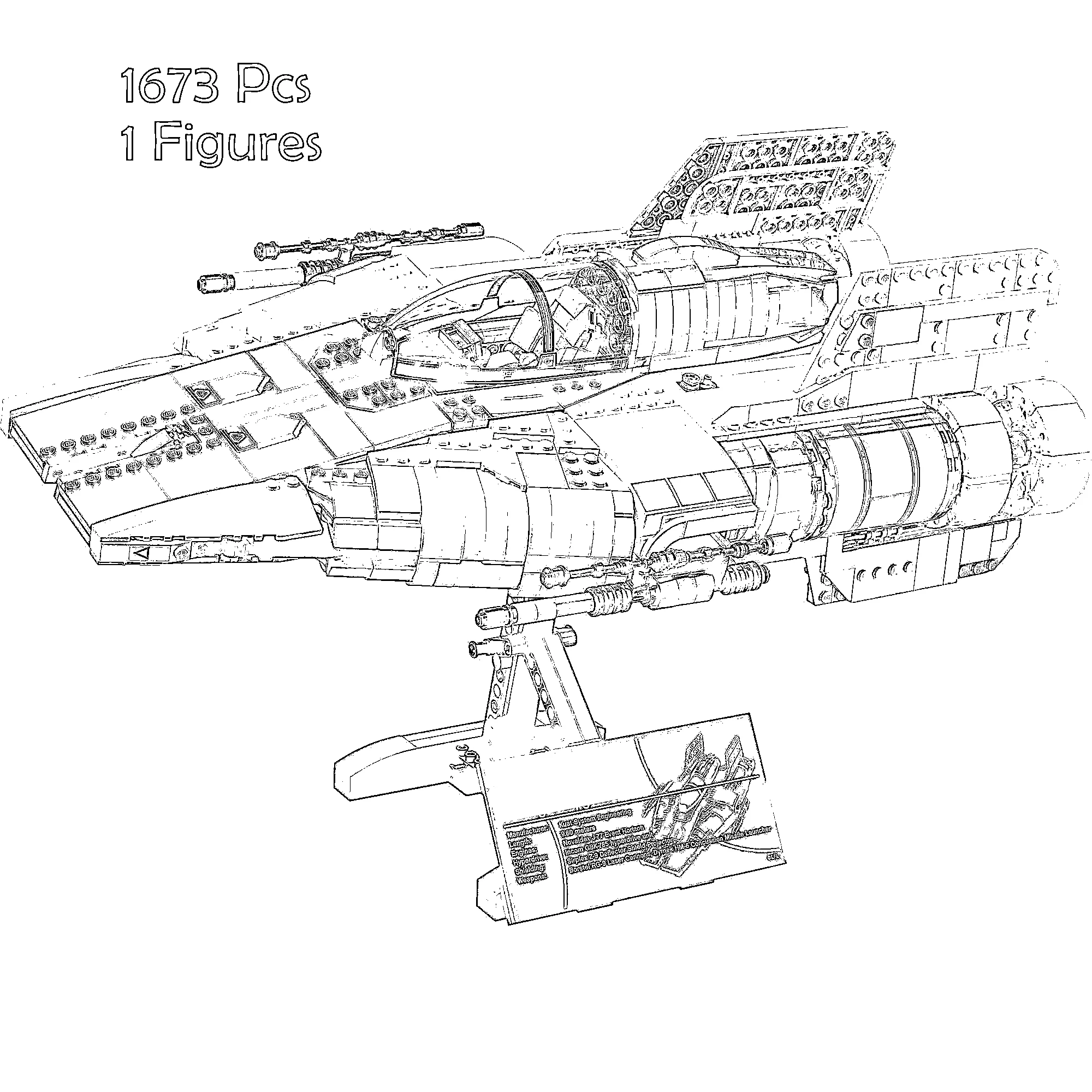 In Stock Toys A Wing Building Block Ucs Model Assembly Mattoni Giocattoli Per Bambini Regali Di Compleanno 75275