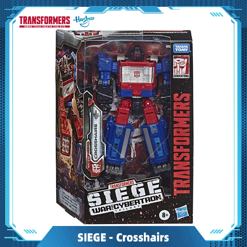 Novità Transformers Generations War For Cybertron Deluxe Wfc-S49 Crossshairs Figure Siege Gift Toys E8246