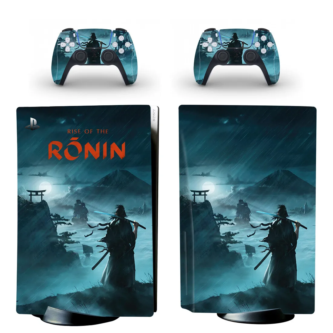 Rise Of The Ronin Ps5 Standard Disc Skin Sticker Decalcomania Cover Per Console E Controller Ps5 Disk Skin Sticker Vinile