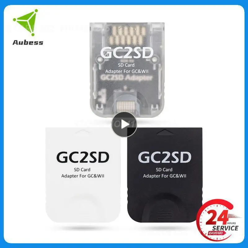 Lettore Di Schede Di Memoria Gamecube Per Wii Adattatore Per Scheda Gc2Sd Da 512Mb Per Accessori Per Giochi Console Gamecube E Wii