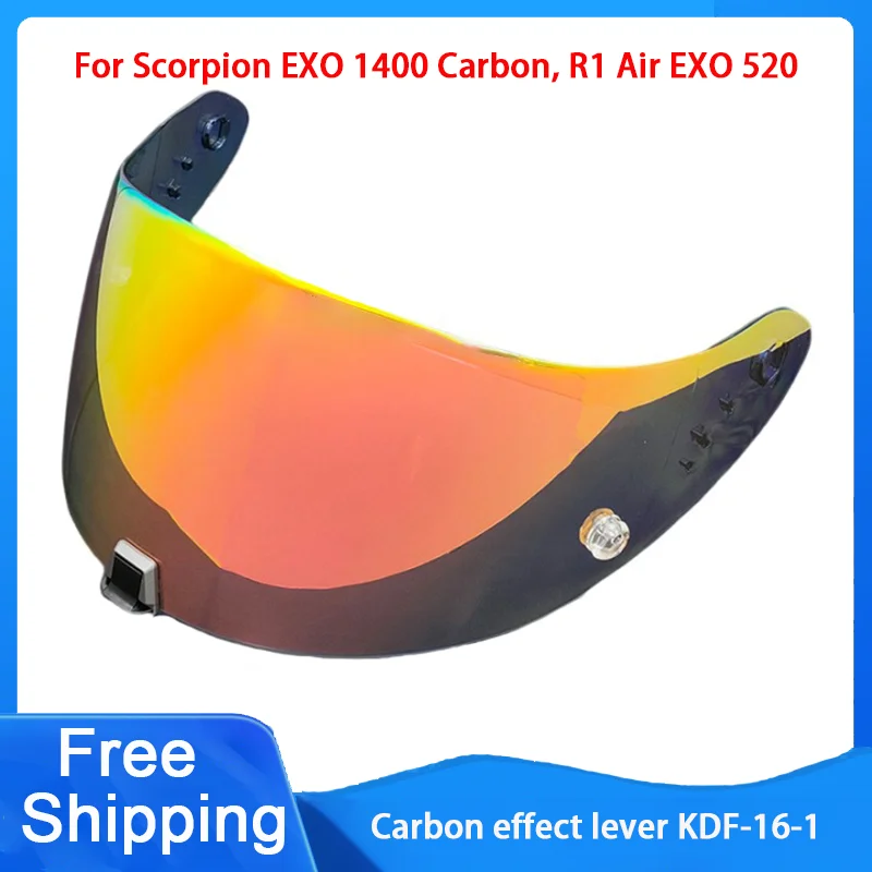 Per Scorpion Exo 1400 Carbon, R1 Air Exo 520 Lente Per Visiera Per Casco Moto Adatta Ai Folletti Con Il Meccanismo Kdf-16-1