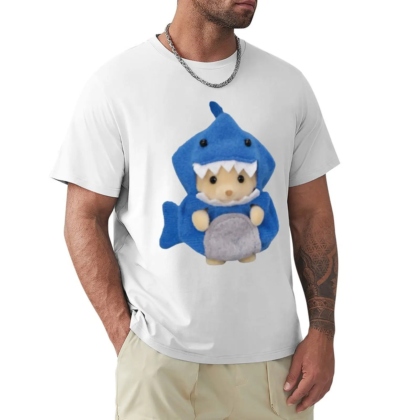 Sylvanian Family Calico Critters T-Shirt Sweat Plus Size Magliette Grandi E Alte Per Uomo
