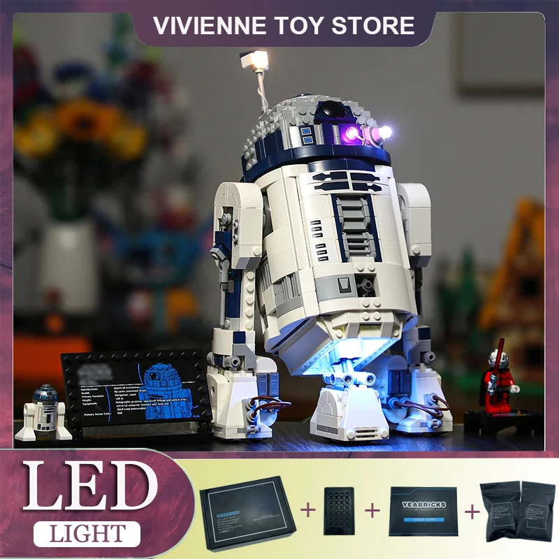 Kit Luce Led Per Lego 75379 Buildable R2-D2 Mattoncini Tecnici Giocattolo In Mattoni (Solo Luce A Led, Senza Modello Di Blocchi)