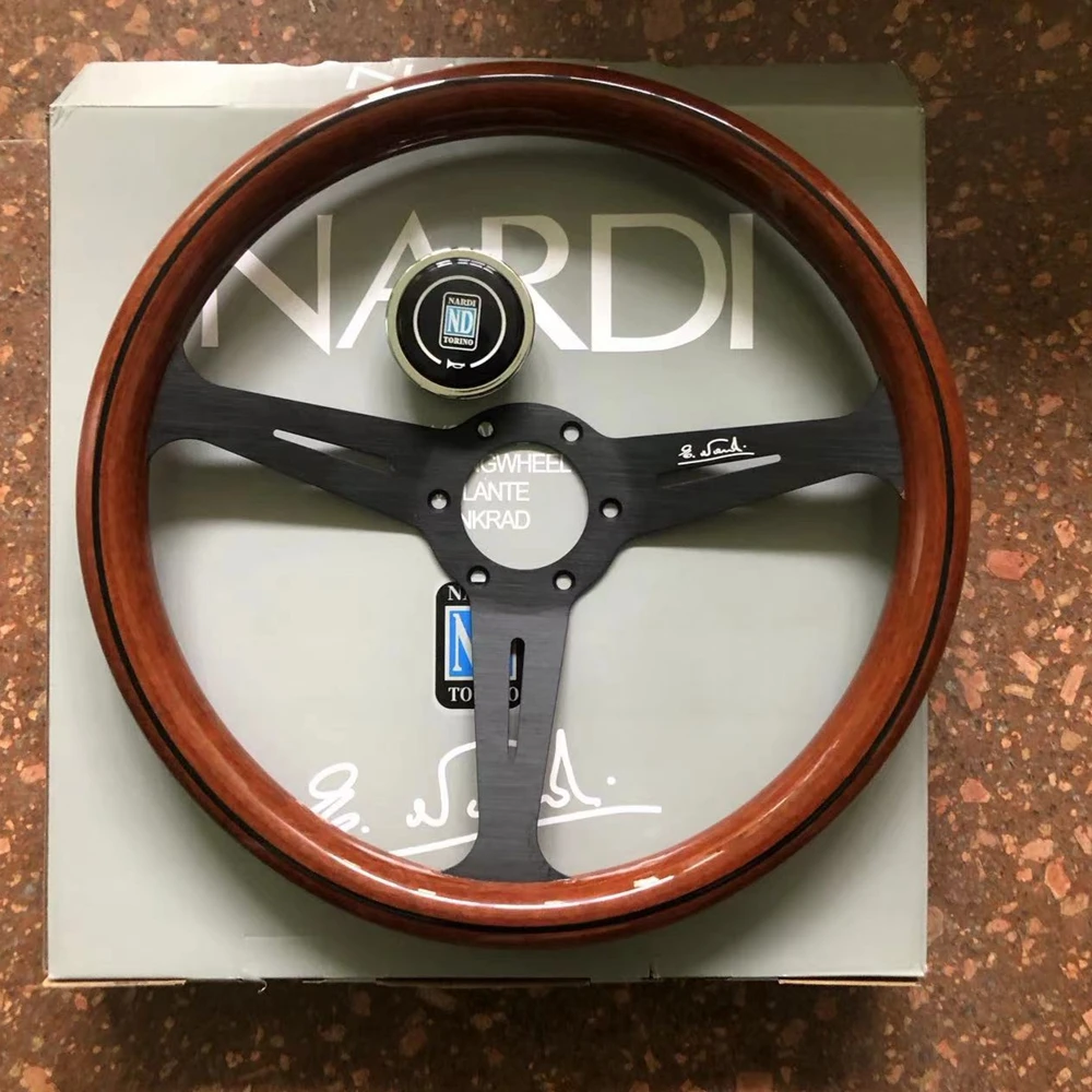 380Mm Classic Wood Nardi Volante Car Rally Drift Racing Wood Jdm Volante Volantes Per Vw Honda Toyota Bmw Nissan